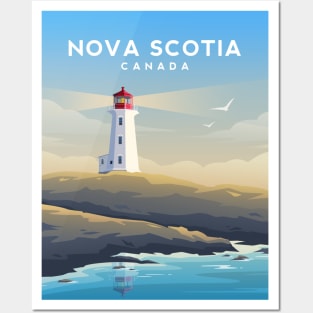 Nova Scotia, Canada - Peggy's Cove Lighthouse Posters and Art